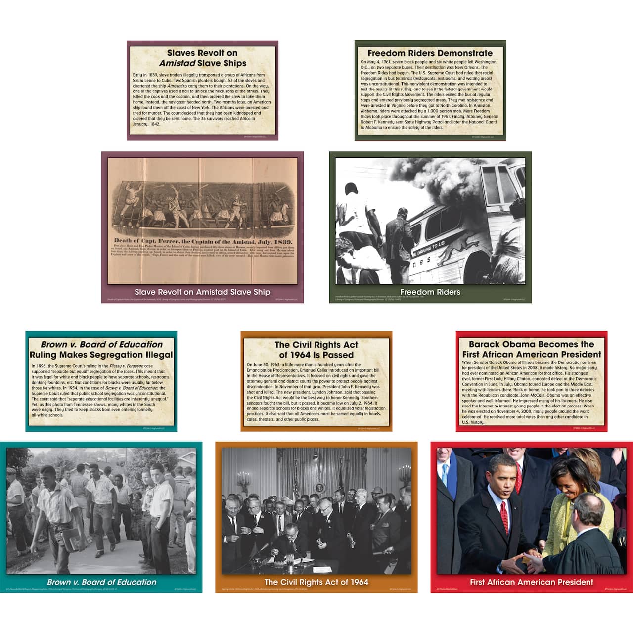 Teacher Created Resources Black History Events Accents, 36ct.